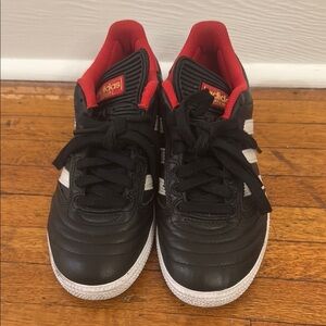 Adidas Busenitz Black and Red Sneakers Classic Design